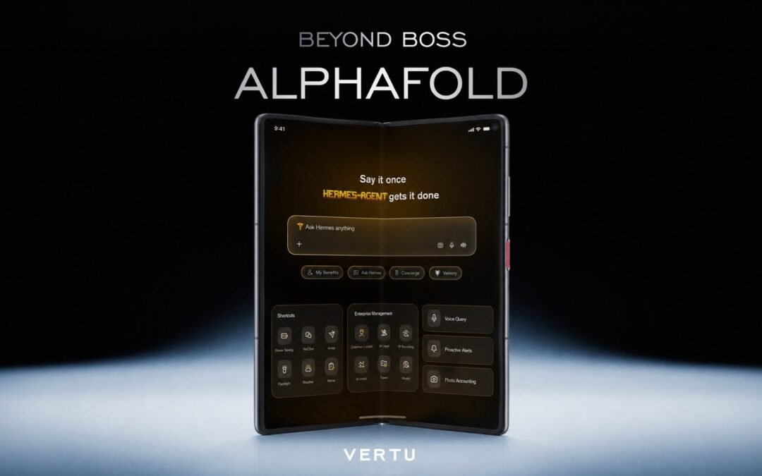 Vertu Alphafold: el smartphone foldable de USD 6.880 con IA para CEOs