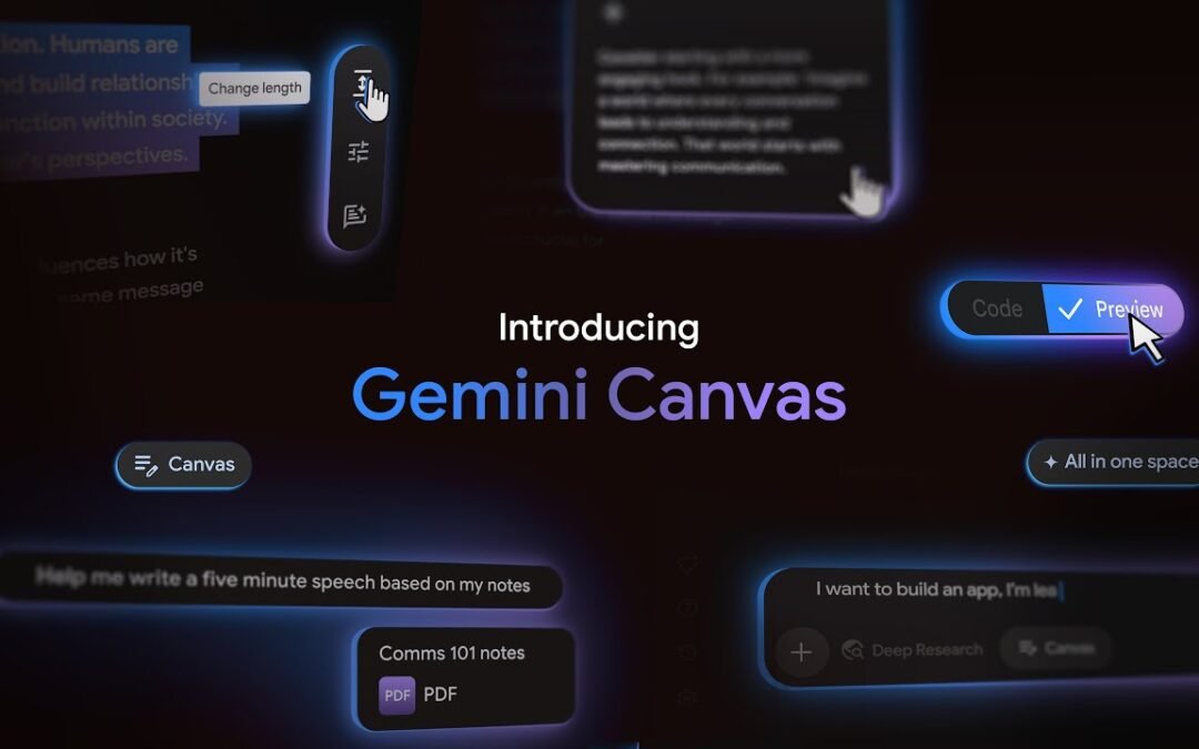 De Notas Crudas a PDF Editable en 2 Minutos con Gemini Canvas